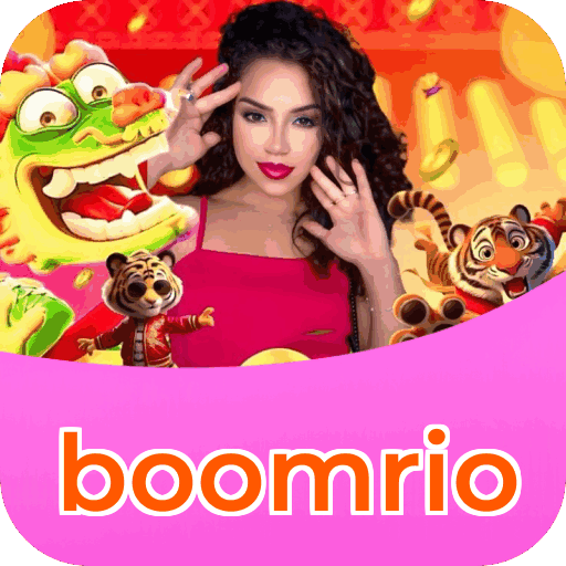 Interface do aplicativo boomrio mostrando jogos disponíveis no iOS e Android